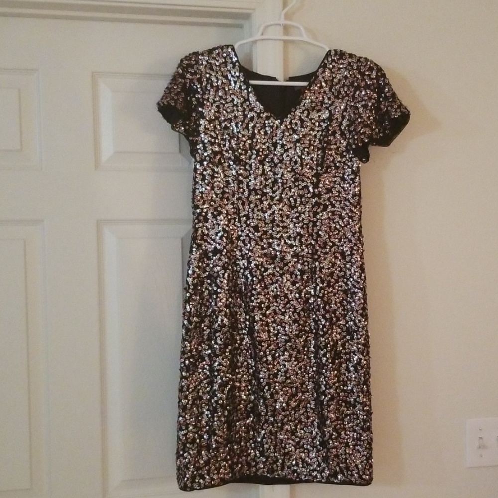 sequin sheath dress